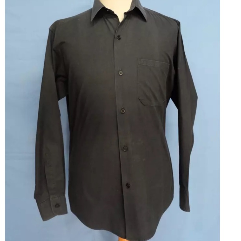Vintage black button up shirt